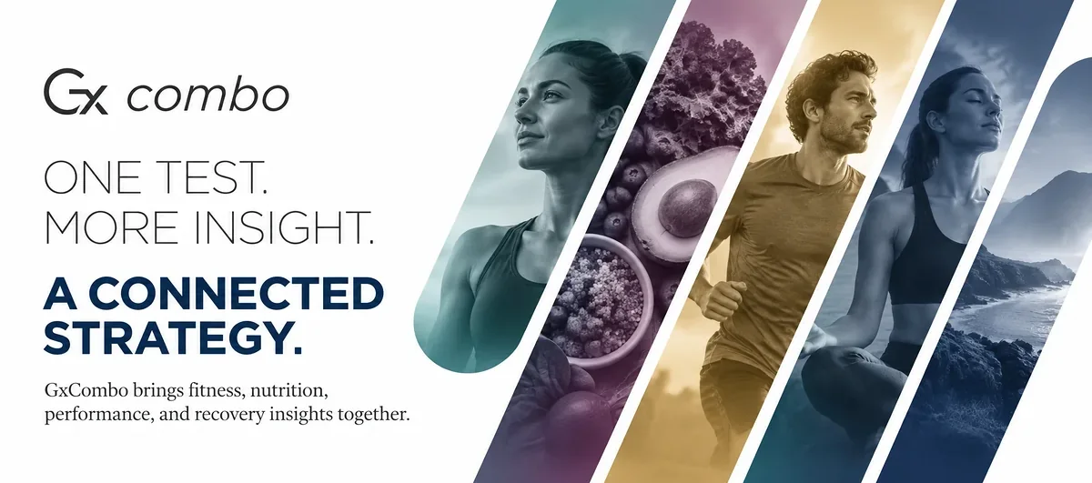 GxCombo connected fitness, nutrition, performance, and recovery pathway overview