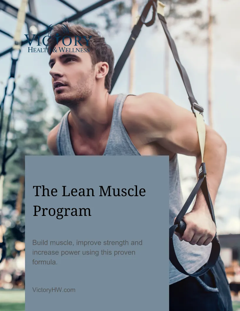 Strength & Lean Muscle Program cover from Victory Health & Wellness