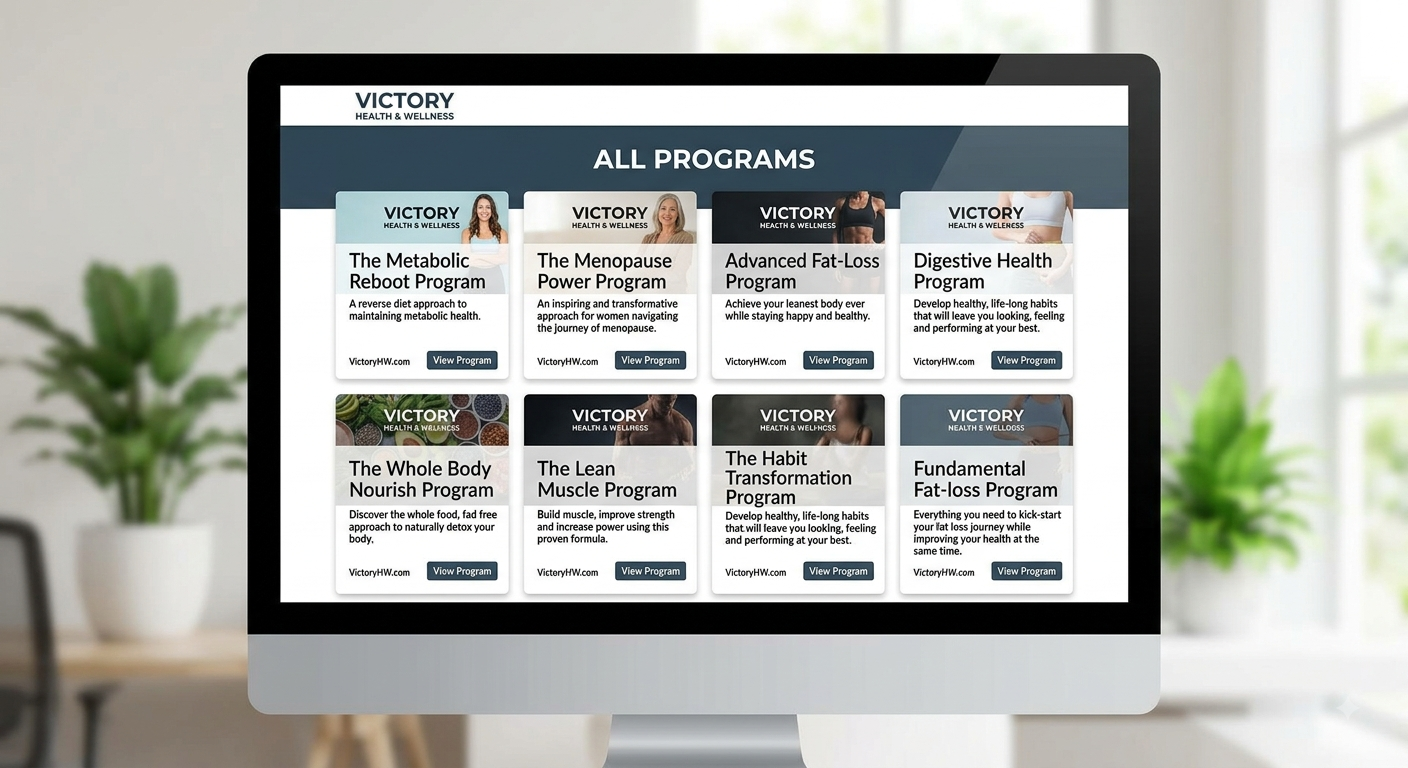 Victory Coaching Program Collection cover showing all eight coaching programs