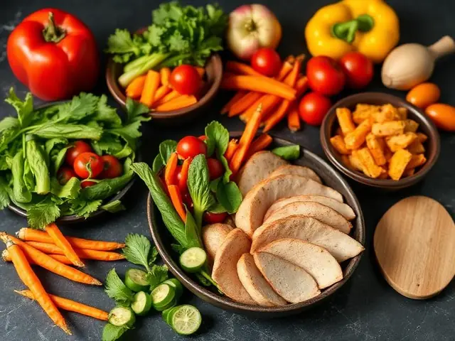 Healthy whole-food meal used as part of a personalized nutrition plan.